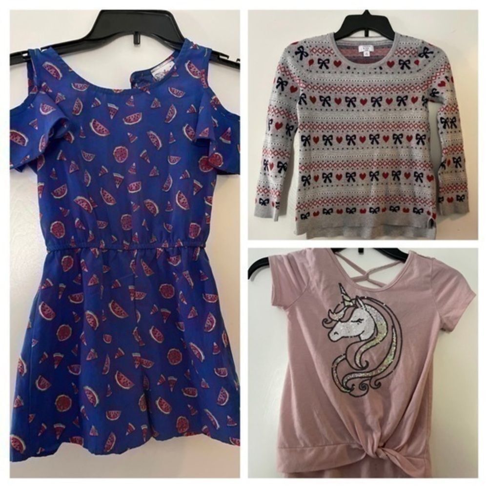 3 piece girls 7-8 lot